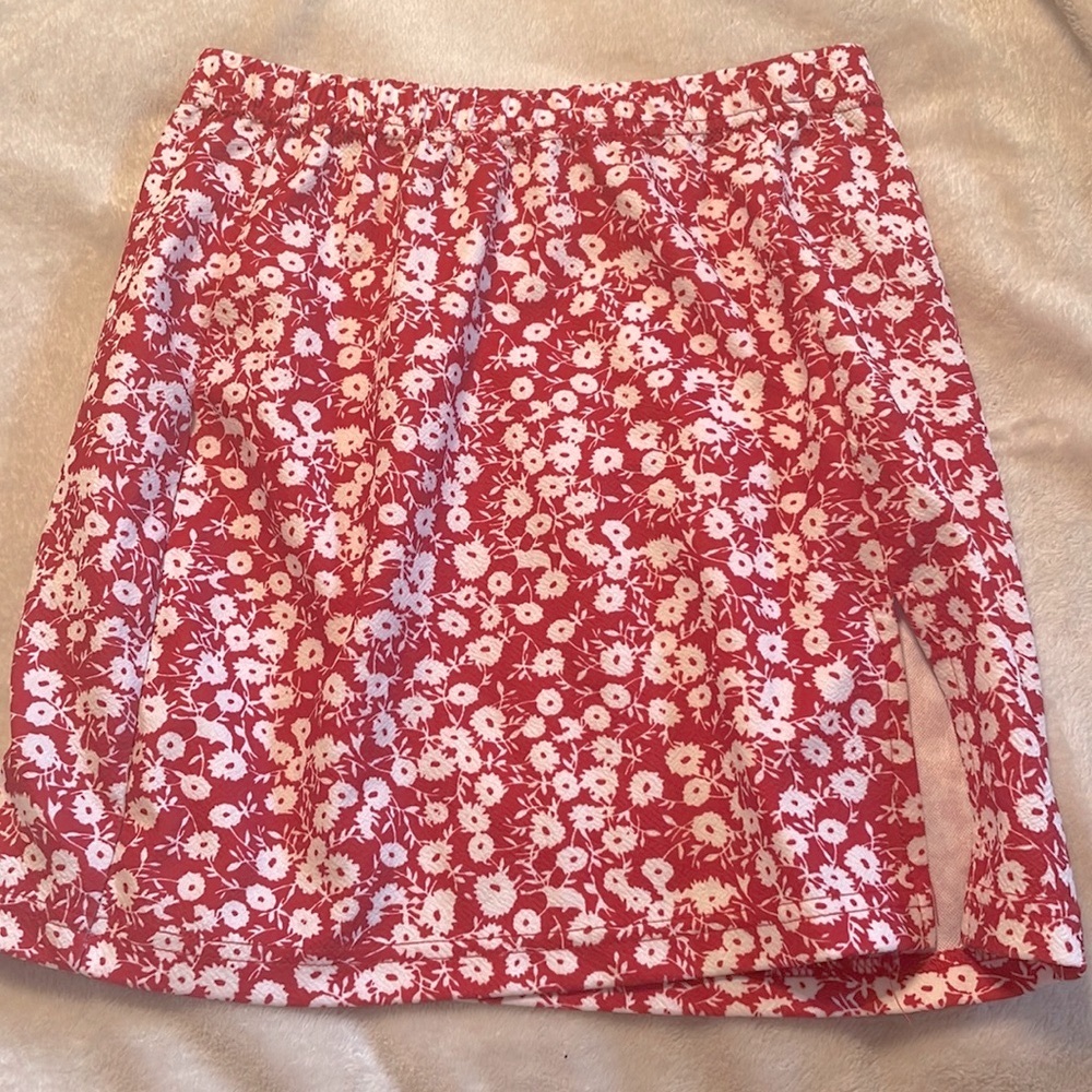 cute red skirt from shien!